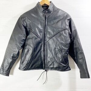 Xelement Advanced Motorcycle Gear leather Black jacket 
Size M